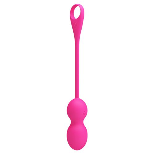 LyBaile Pretty Love Elvira Phone Vibro Balls Pink - Вагінальні кульки з вібрацією, 14.5х3.2 см (рожевий)